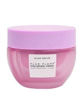 Glow Recipe Plum Plump Refillable Hyaluronic Cream, Full Size 1.7 fl oz / 50 ml